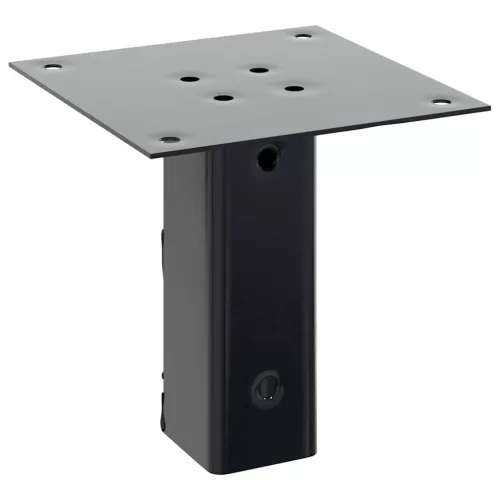  12 db antracit porszórt acél oszlopalapok négyzet alakú 51x51mm