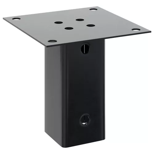  12 db antracit porszórt acél oszlopalapok négyzet alakú 71x71mm