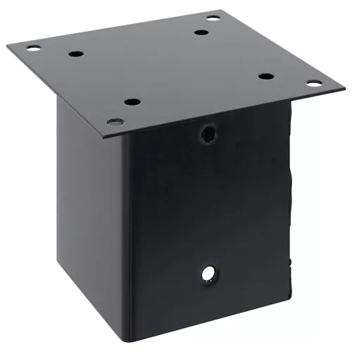  12 db antracit porszórt acél oszlopalapok négyzet alakú