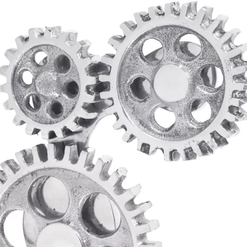  Könyvtámaszok 2 db Ezüst 10x10x22 cm Alumínium Cog