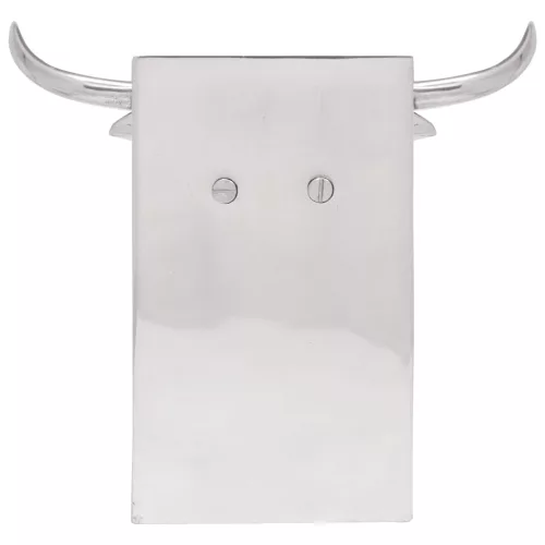  Könyvtámaszok 2 db Ezüst 21,5x15,5x20 cm Alumínium Bika