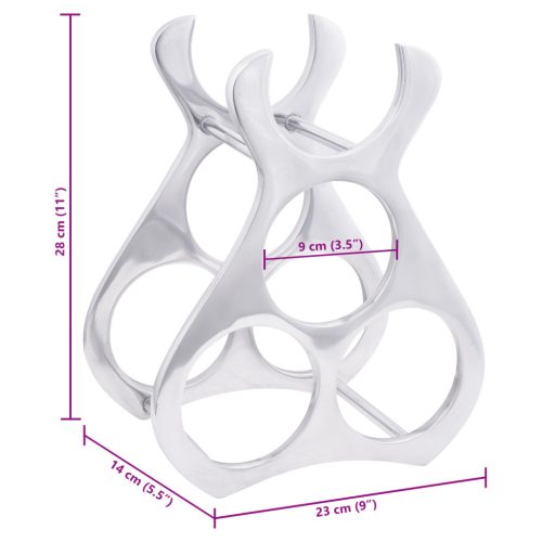  Borállvány Ezüst 23x14x28 cm Alumínium