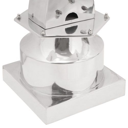  Szobor Ezüst 26x26x110 cm Alumínium Fél Propeller