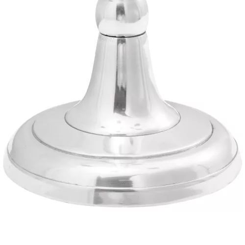  Gyertyatartó Ezüst 39x39x60 cm Alumínium