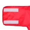  piros poliészter kutya esőkabát fényvisszaverő csíkokkal 2XL