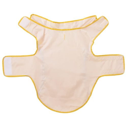  sárga poliészter kutya esőkabát fényvisszaverő csíkokkal 2XL