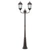  Kerti Lámpaoszlop 2-Lámpás E27 Bronz 235 cm Alumínium