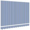  Napellenző ponyva Kék és Fehér 330 x 195 cm Poliészter