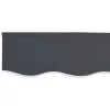  Napellenző ponyva Antracit 330 x 195 cm Poliészter
