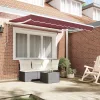  Napellenző ponyva Burgundi 235 x 195 cm Poliészter