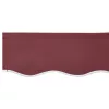  Napellenző ponyva Burgundi 235 x 195 cm Poliészter