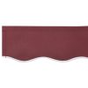  Napellenző ponyva Burgundi Vörös 4 x 2 m Poliészter