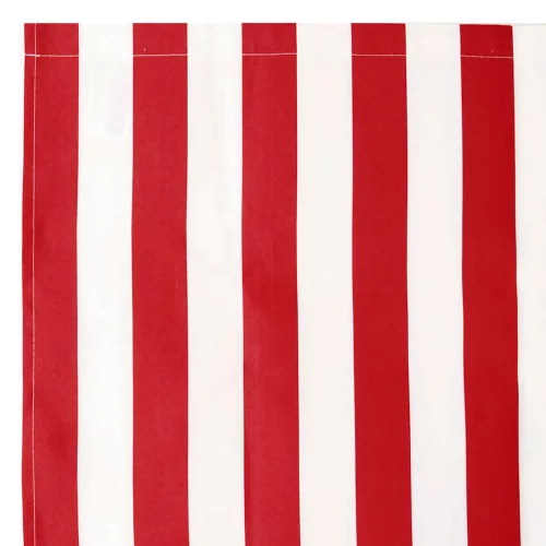  Napellenző ponyva Piros és Fehér 235 x 195 cm Poliészter