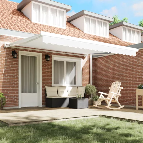  Napellenző Csere Anyag 4x3 m Kerethez Fehér