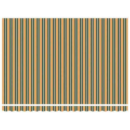  Napellenző ponyva Zöld és sárga 430 x 295 cm Poliészter