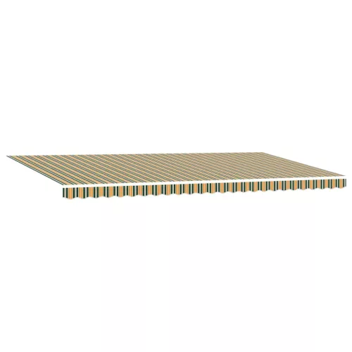  Napellenző ponyva Zöld és sárga 580 x 295 cm Poliészter