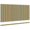  Napellenző ponyva Zöld és sárga 580 x 295 cm Poliészter