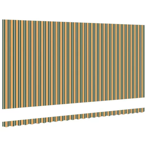  Napellenző ponyva Zöld és sárga 580 x 295 cm Poliészter