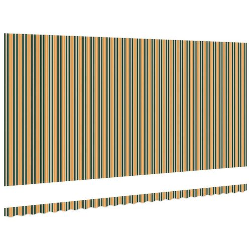  Napellenző ponyva Zöld és sárga 580 x 345 cm Poliészter