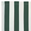  Napellenző ponyva Zöld és Fehér 380 x 195 cm Poliészter