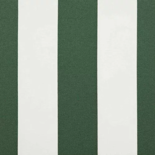  Napellenző ponyva Zöld és Fehér 280 x 245 cm Poliészter