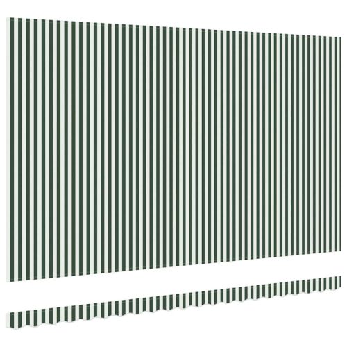  Napellenző ponyva Zöld és Fehér 480 x 295 cm Poliészter