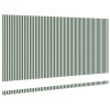  Napellenző ponyva Zöld és Fehér 580 x 295 cm Poliészter