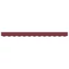  Pavilon Díszítő Szegély Burgundi 230 x 20 cm Vászon