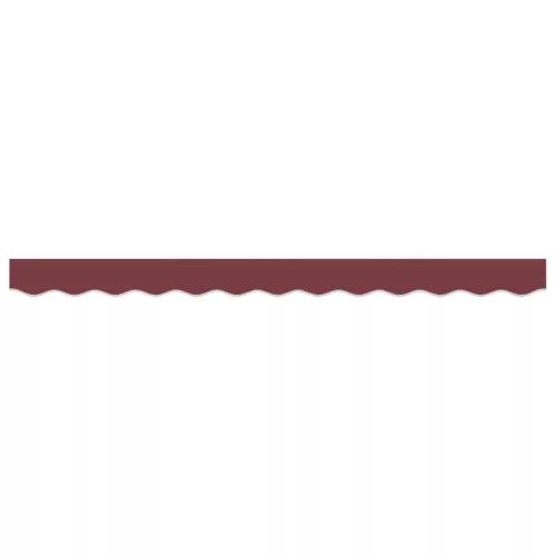 Pavilon Díszítő Szegély Burgundi 230 x 20 cm Vászon