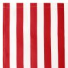  Pavilon Díszítő Szegély Piros és Fehér 230 x 20 cm Vászon