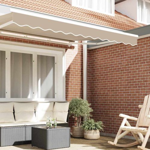  Pavilon Díszítő Szegély Bézs 280 x 20 cm Vászon