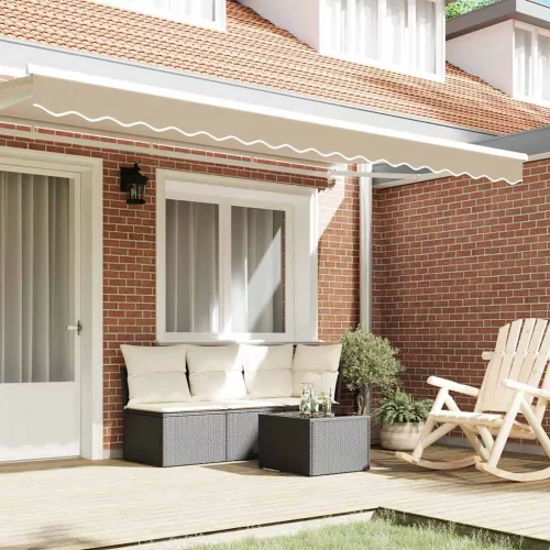  Pavilon Díszítő Szegély Bézs 380 x 20 cm Vászon