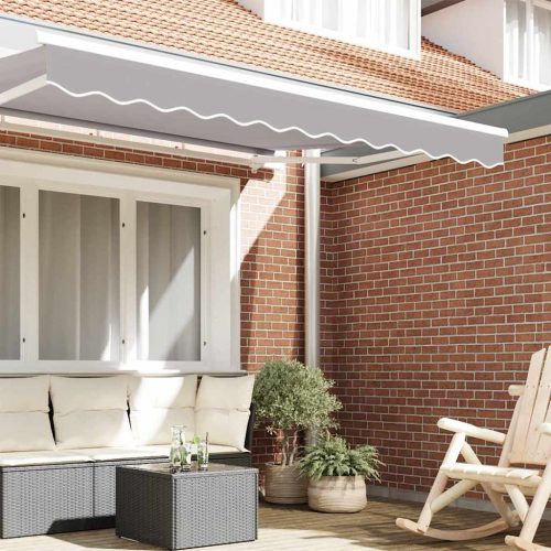  Pavilon Díszítő Szegély Világosszürke 230 x 20 cm Vászon