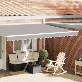    Pavilon Díszítő Szegély Világosszürke 430 x 20 cm Vászon