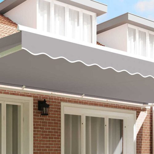  Pavilon Díszítő Szegély Világosszürke 580 x 20 cm Vászon