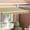  Pavilon Díszítő Szegély Zöld és sárga 280 x 20 cm Vászon