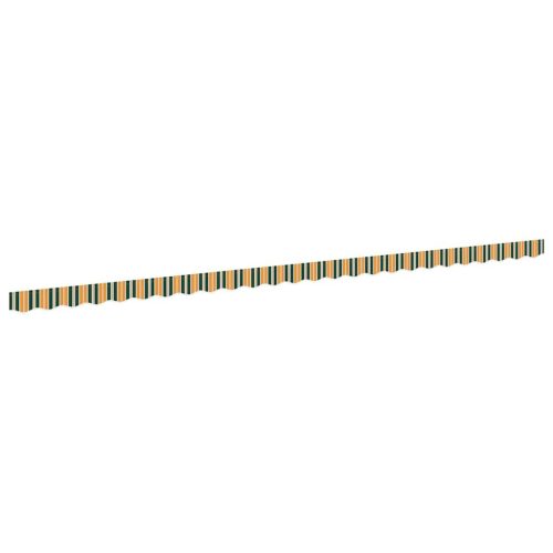  Pavilon Díszítő Szegély Zöld és sárga 580 x 20 cm Vászon