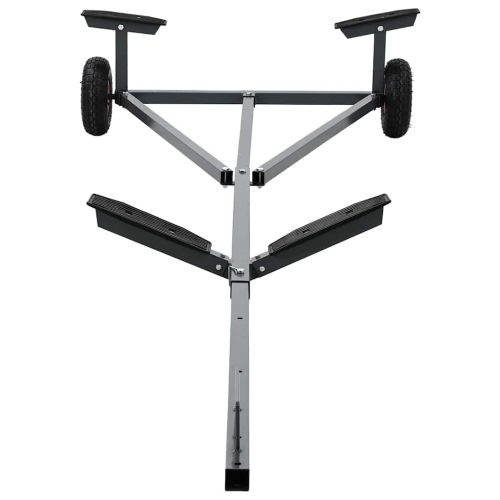  Csónakpótkocsi Ezüst 302 x 107 x 42 cm Acél