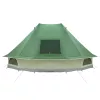  Családi Sátor Tipi Zöld 6 Fős Vízálló