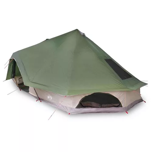  Családi Tipi Sátor Zöld 10 Főre Vízálló