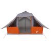  Családi sátor Tipi Szürke és Narancs 10 főnek Vízálló