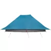  Családi Sátor Kiterjesztett Terasszal - Kék - 12 Fős Vízálló