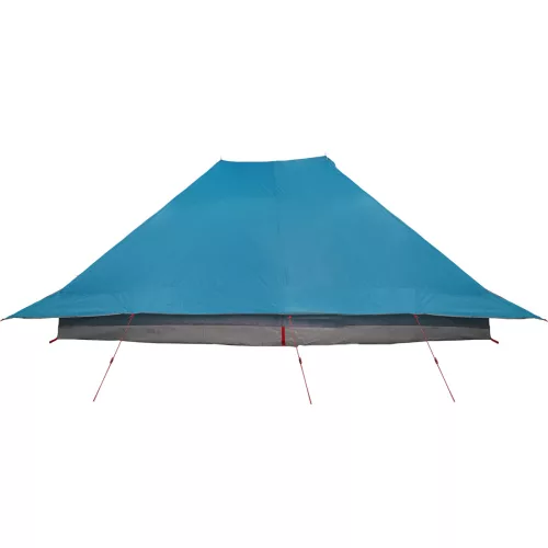  Családi Sátor Kiterjesztett Terasszal - Kék - 12 Fős Vízálló