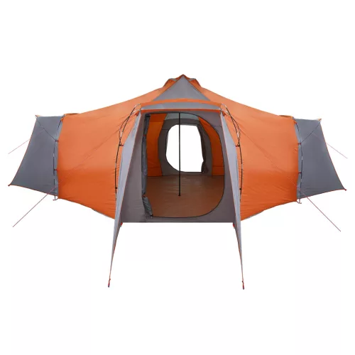  Sátor tetővel Szürke és narancs 492 x 492 x 275 cm Poliészter