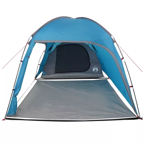  Sátor tetővel légi szellőzőnyílással Kék Közepes Poliészter és üvegszál