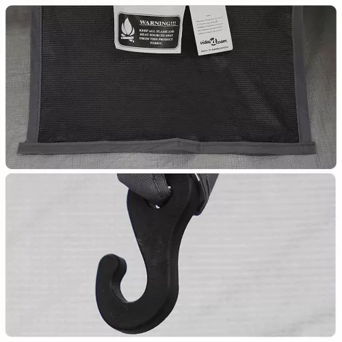  Belső sátor Fekete 208 x 140 x 175 cm Háló