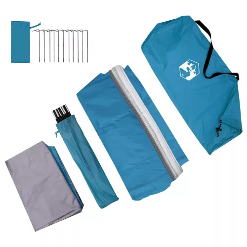  Csomagtérajtó sátor tetővel Kék 194 x 180 x 210 cm taft