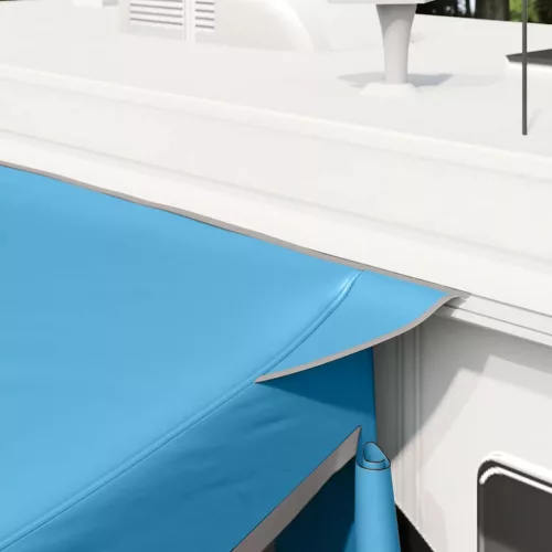  Csomagtérajtó sátor tetővel Kék 285 x 255 x 245 cm taft