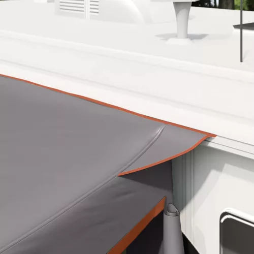  Csomagtérajtó sátor Szürke és narancs 285 x 255 x 245 cm taft