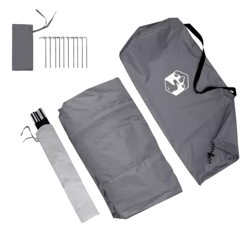  Karaván Sátor tetővel Szürke és narancs 400 x 270 x 245 cm